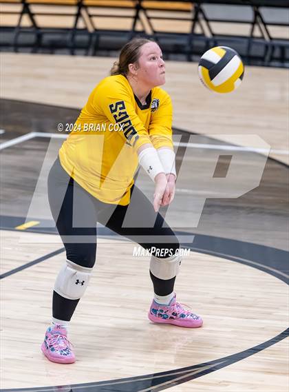 Thumbnail 2 in Highland vs Quitman (Salem Volleyball Tournament) photogallery.