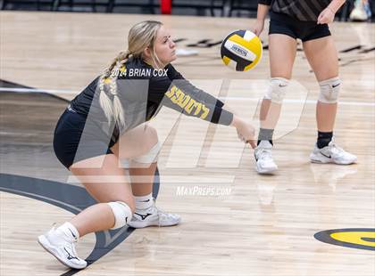 Thumbnail 1 in Highland vs Quitman (Salem Volleyball Tournament) photogallery.