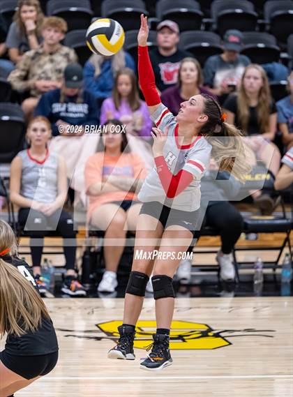 Thumbnail 3 in Highland vs Quitman (Salem Volleyball Tournament) photogallery.