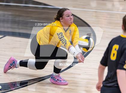 Thumbnail 1 in Highland vs Quitman (Salem Volleyball Tournament) photogallery.