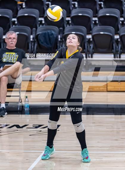 Thumbnail 3 in Highland vs Quitman (Salem Volleyball Tournament) photogallery.