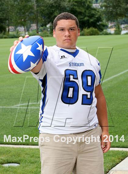 Thumbnail 1 in Stadium (USA Football/MaxPreps Media Day Event) photogallery.