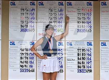 Thumbnail 2 in UIL 6A Golf State Finals (Round 2) photogallery.