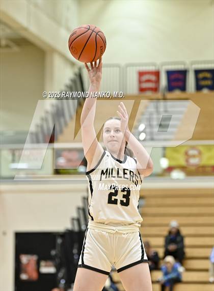 Thumbnail 2 in Noblesville vs. Fort Wayne Northrop (Holiday Shootout) photogallery.