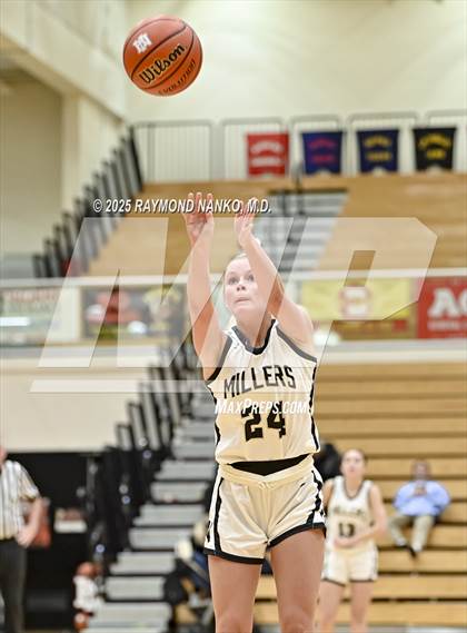 Thumbnail 2 in Noblesville vs. Fort Wayne Northrop (Holiday Shootout) photogallery.