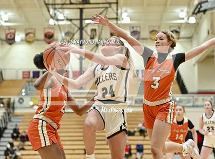 Thumbnail 3 in Noblesville vs. Fort Wayne Northrop (Holiday Shootout) photogallery.
