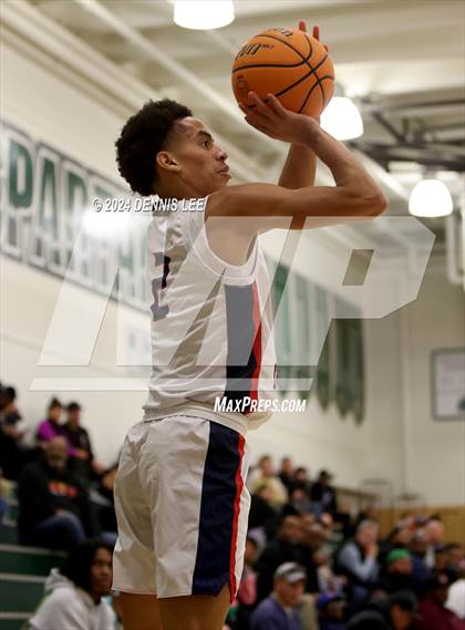 Thumbnail 3 in Notre Dame Prep vs. Modesto Christian (De La Salle MLK Classic) photogallery.