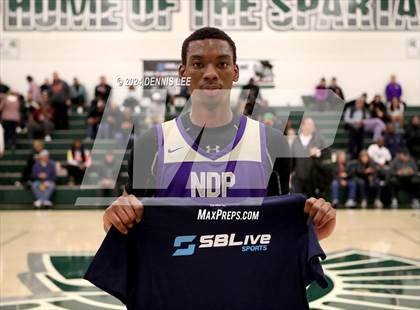 Thumbnail 3 in Notre Dame Prep vs. Modesto Christian (De La Salle MLK Classic) photogallery.