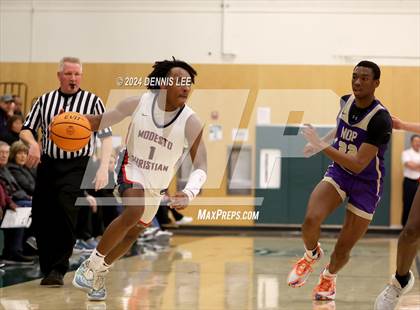 Thumbnail 1 in Notre Dame Prep vs. Modesto Christian (De La Salle MLK Classic) photogallery.