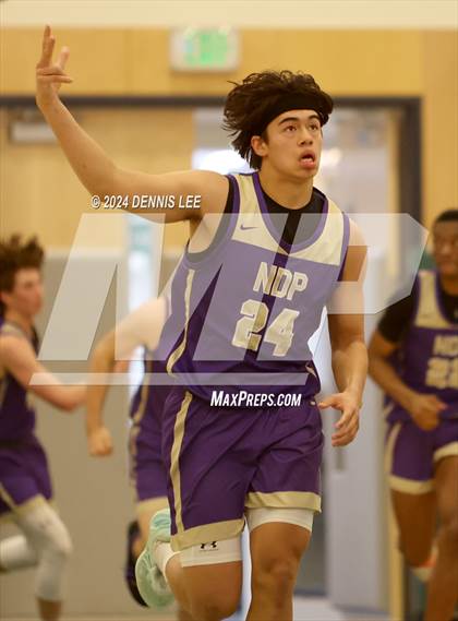 Thumbnail 3 in Notre Dame Prep vs. Modesto Christian (De La Salle MLK Classic) photogallery.
