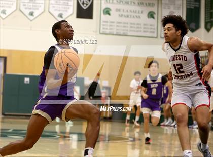 Thumbnail 3 in Notre Dame Prep vs. Modesto Christian (De La Salle MLK Classic) photogallery.