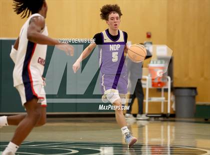 Thumbnail 2 in Notre Dame Prep vs. Modesto Christian (De La Salle MLK Classic) photogallery.