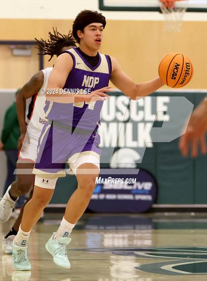 Thumbnail 1 in Notre Dame Prep vs. Modesto Christian (De La Salle MLK Classic) photogallery.