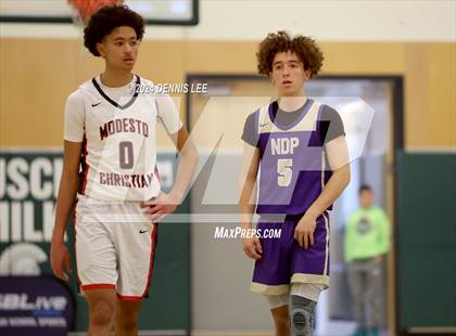 Thumbnail 1 in Notre Dame Prep vs. Modesto Christian (De La Salle MLK Classic) photogallery.