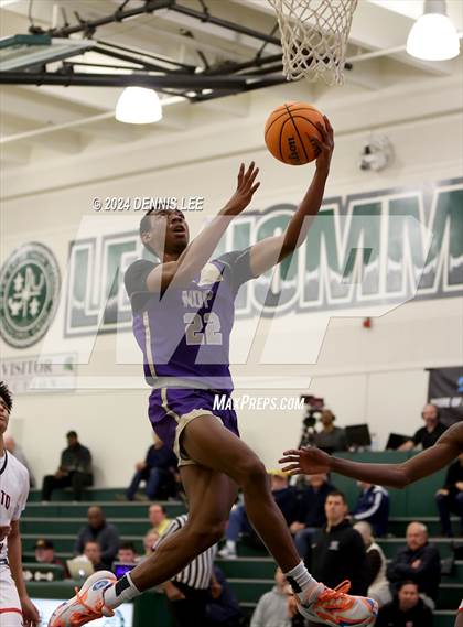 Thumbnail 3 in Notre Dame Prep vs. Modesto Christian (De La Salle MLK Classic) photogallery.