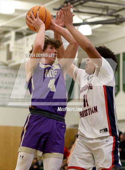 Thumbnail 2 in Notre Dame Prep vs. Modesto Christian (De La Salle MLK Classic) photogallery.