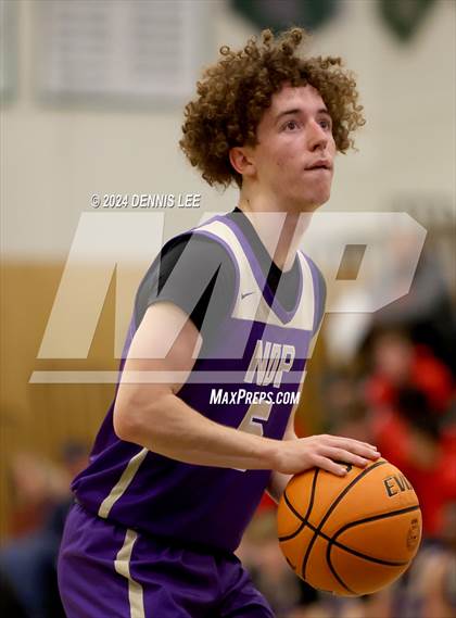 Thumbnail 3 in Notre Dame Prep vs. Modesto Christian (De La Salle MLK Classic) photogallery.