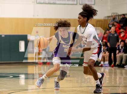 Thumbnail 2 in Notre Dame Prep vs. Modesto Christian (De La Salle MLK Classic) photogallery.