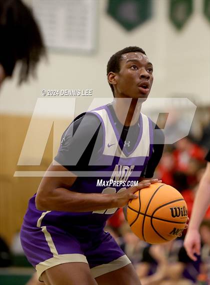 Thumbnail 3 in Notre Dame Prep vs. Modesto Christian (De La Salle MLK Classic) photogallery.