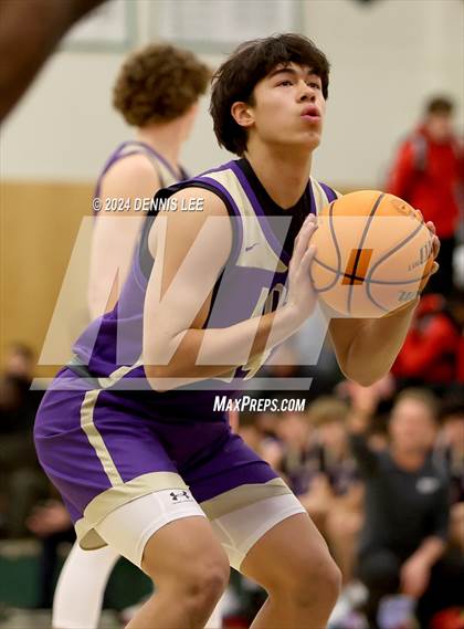 Thumbnail 1 in Notre Dame Prep vs. Modesto Christian (De La Salle MLK Classic) photogallery.