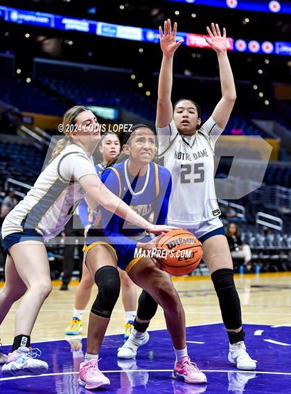 Thumbnail 1 in Notre Dame (SO) @ Louisville (Coastal Catholic Classic) photogallery.