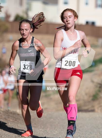 Thumbnail 1 in CIF Sac-Joaquin Section Cross Country Championships (D1 Girls) photogallery.