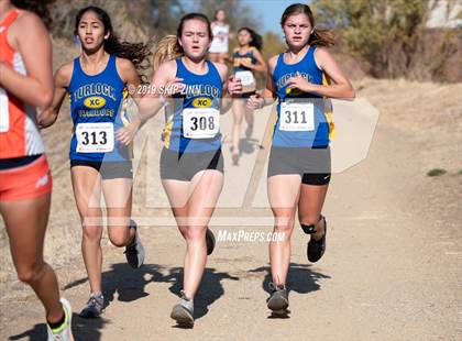 Thumbnail 3 in CIF Sac-Joaquin Section Cross Country Championships (D1 Girls) photogallery.