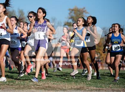 Thumbnail 1 in CIF Sac-Joaquin Section Cross Country Championships (D1 Girls) photogallery.
