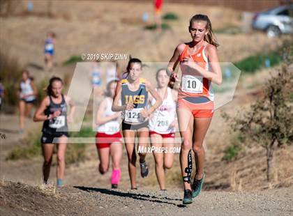 Thumbnail 2 in CIF Sac-Joaquin Section Cross Country Championships (D1 Girls) photogallery.