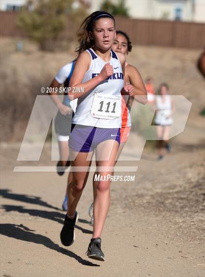 Thumbnail 1 in CIF Sac-Joaquin Section Cross Country Championships (D1 Girls) photogallery.