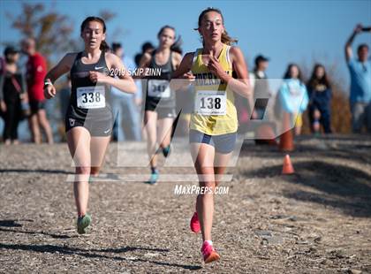 Thumbnail 2 in CIF Sac-Joaquin Section Cross Country Championships (D1 Girls) photogallery.