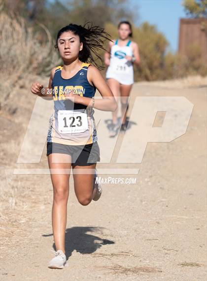 Thumbnail 2 in CIF Sac-Joaquin Section Cross Country Championships (D1 Girls) photogallery.