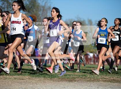 Thumbnail 2 in CIF Sac-Joaquin Section Cross Country Championships (D1 Girls) photogallery.