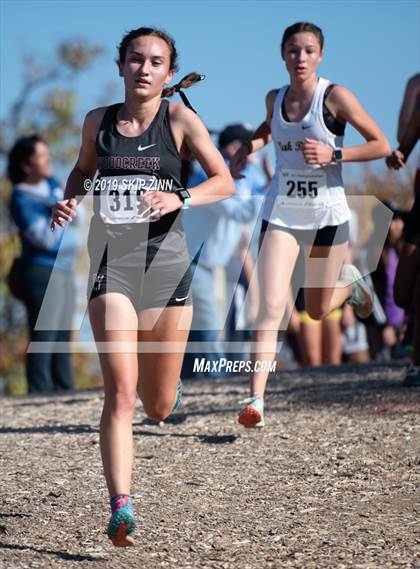 Thumbnail 3 in CIF Sac-Joaquin Section Cross Country Championships (D1 Girls) photogallery.