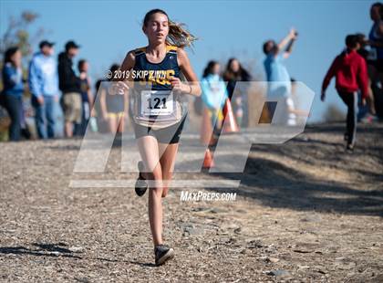 Thumbnail 1 in CIF Sac-Joaquin Section Cross Country Championships (D1 Girls) photogallery.