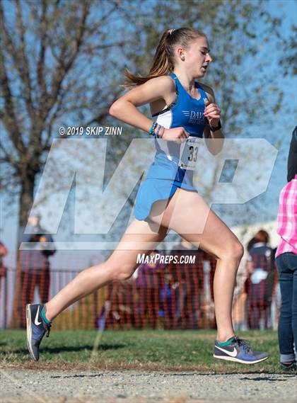 Thumbnail 3 in CIF Sac-Joaquin Section Cross Country Championships (D1 Girls) photogallery.