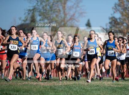 Thumbnail 3 in CIF Sac-Joaquin Section Cross Country Championships (D1 Girls) photogallery.