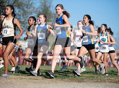 Thumbnail 1 in CIF Sac-Joaquin Section Cross Country Championships (D1 Girls) photogallery.