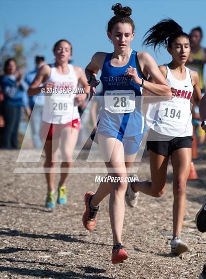 Thumbnail 1 in CIF Sac-Joaquin Section Cross Country Championships (D1 Girls) photogallery.