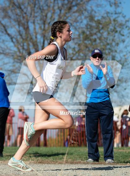 Thumbnail 3 in CIF Sac-Joaquin Section Cross Country Championships (D1 Girls) photogallery.