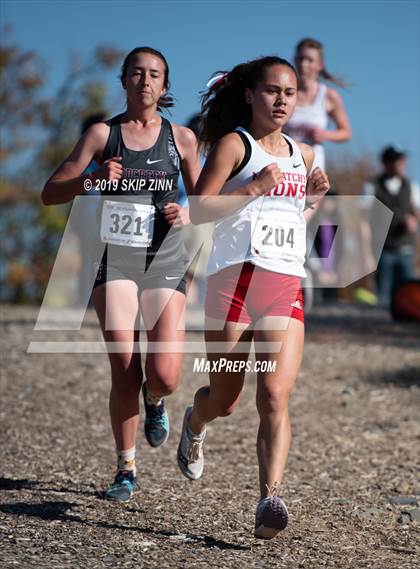 Thumbnail 3 in CIF Sac-Joaquin Section Cross Country Championships (D1 Girls) photogallery.