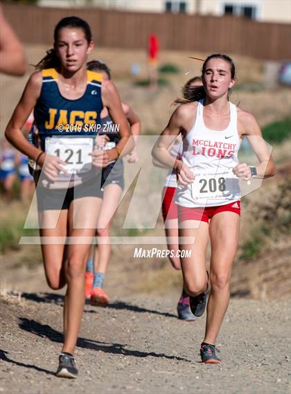 Thumbnail 2 in CIF Sac-Joaquin Section Cross Country Championships (D1 Girls) photogallery.