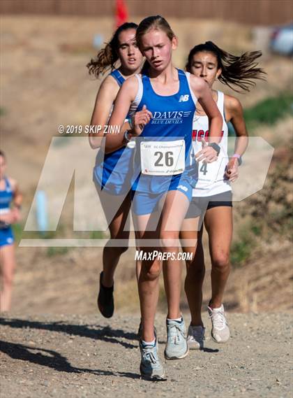 Thumbnail 2 in CIF Sac-Joaquin Section Cross Country Championships (D1 Girls) photogallery.