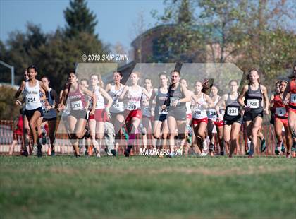 Thumbnail 2 in CIF Sac-Joaquin Section Cross Country Championships (D1 Girls) photogallery.