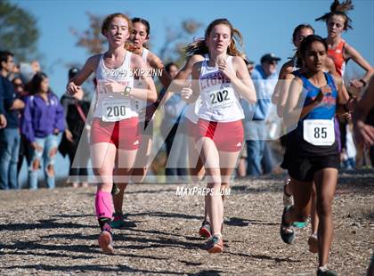 Thumbnail 2 in CIF Sac-Joaquin Section Cross Country Championships (D1 Girls) photogallery.