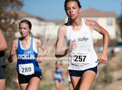 Thumbnail 3 in CIF Sac-Joaquin Section Cross Country Championships (D1 Girls) photogallery.