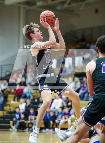 Thumbnail 3 in Brebeuf Jesuit Preparatory vs. Guerin Catholic (IHSAA Class 3A Sectional Round 1) photogallery.