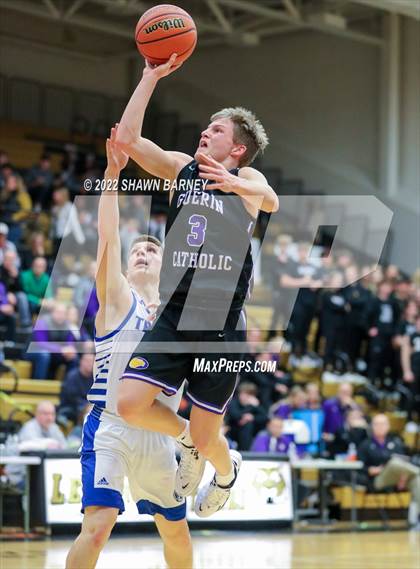 Thumbnail 3 in Brebeuf Jesuit Preparatory vs. Guerin Catholic (IHSAA Class 3A Sectional Round 1) photogallery.