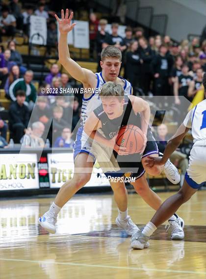 Thumbnail 2 in Brebeuf Jesuit Preparatory vs. Guerin Catholic (IHSAA Class 3A Sectional Round 1) photogallery.