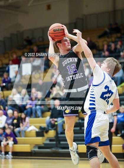 Thumbnail 3 in Brebeuf Jesuit Preparatory vs. Guerin Catholic (IHSAA Class 3A Sectional Round 1) photogallery.